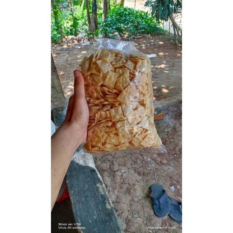 

KERIPIK PANGSIT ORIGINAL 500 GRAM