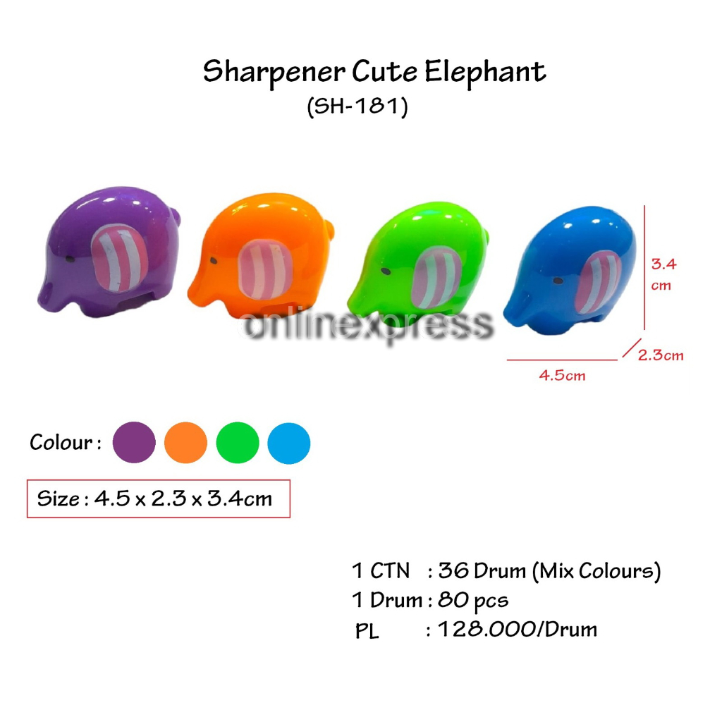 

Serutan Pensil Lucu / Rautan Pensil Imut / Manual Pencil Sharpener 181