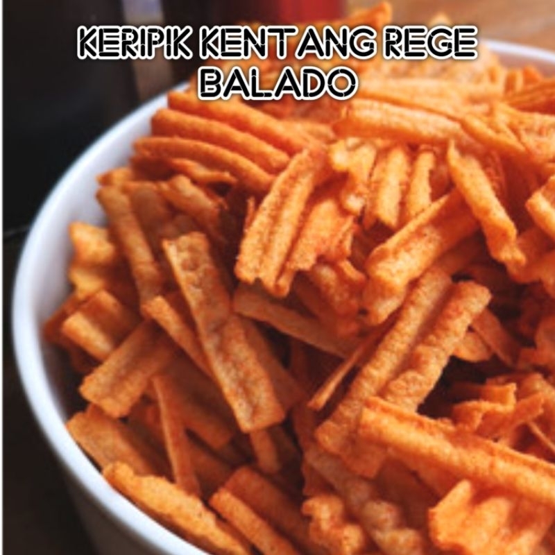 

ILAN DIHYAH SHOP - Keripik Kentang REGE BALADO 1kg