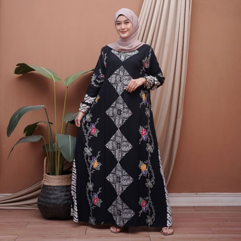 GAMIS BATIK KLOK CAP PEKALONGAN |GAMIS BATIK MURAH BAGUS ASLI PEKALONGAN