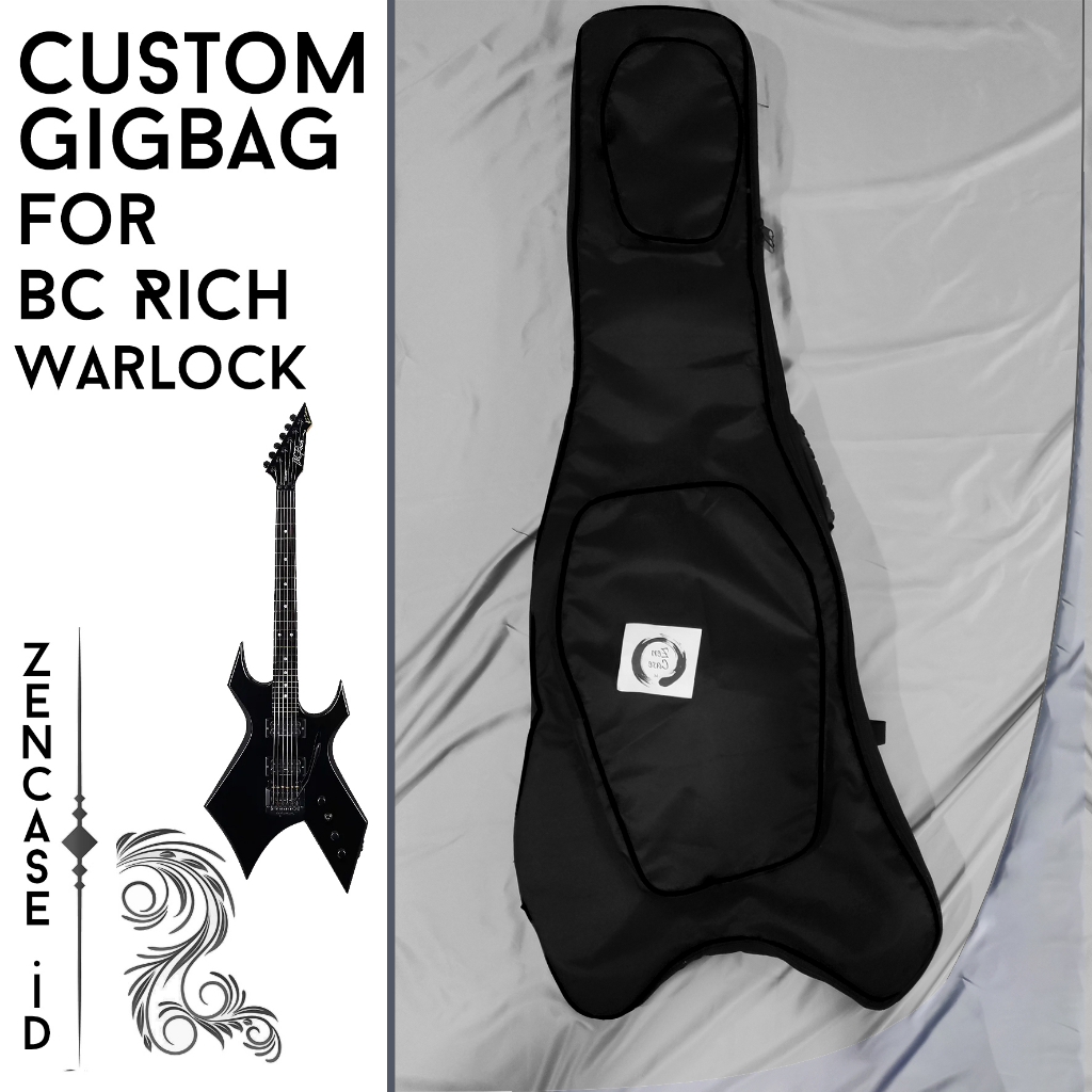 Custom Gigbag Tas Gitar Elektrik BC Rich Warlock