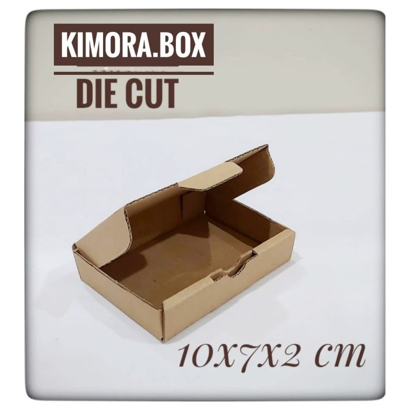 

kardus box Uk.10x7x2 Cm Model kardus pizza/Diecut