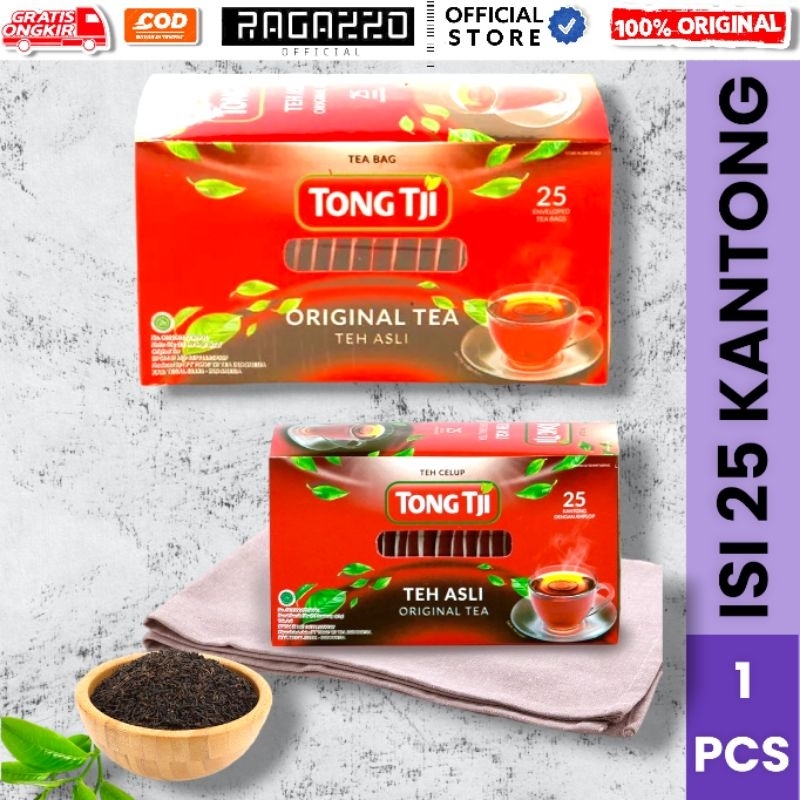 

Teh Celup Tong Tji Black Tea + Bonus Tupperware Tempat Teh Promo Live 9.9