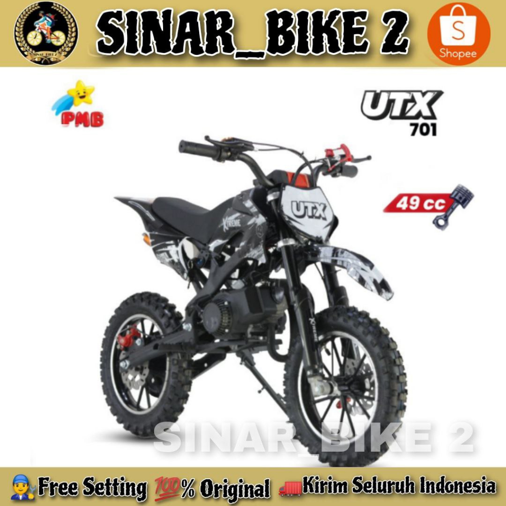 Motor Bensin Mini Trail Anak PMB UTX 701 49cc