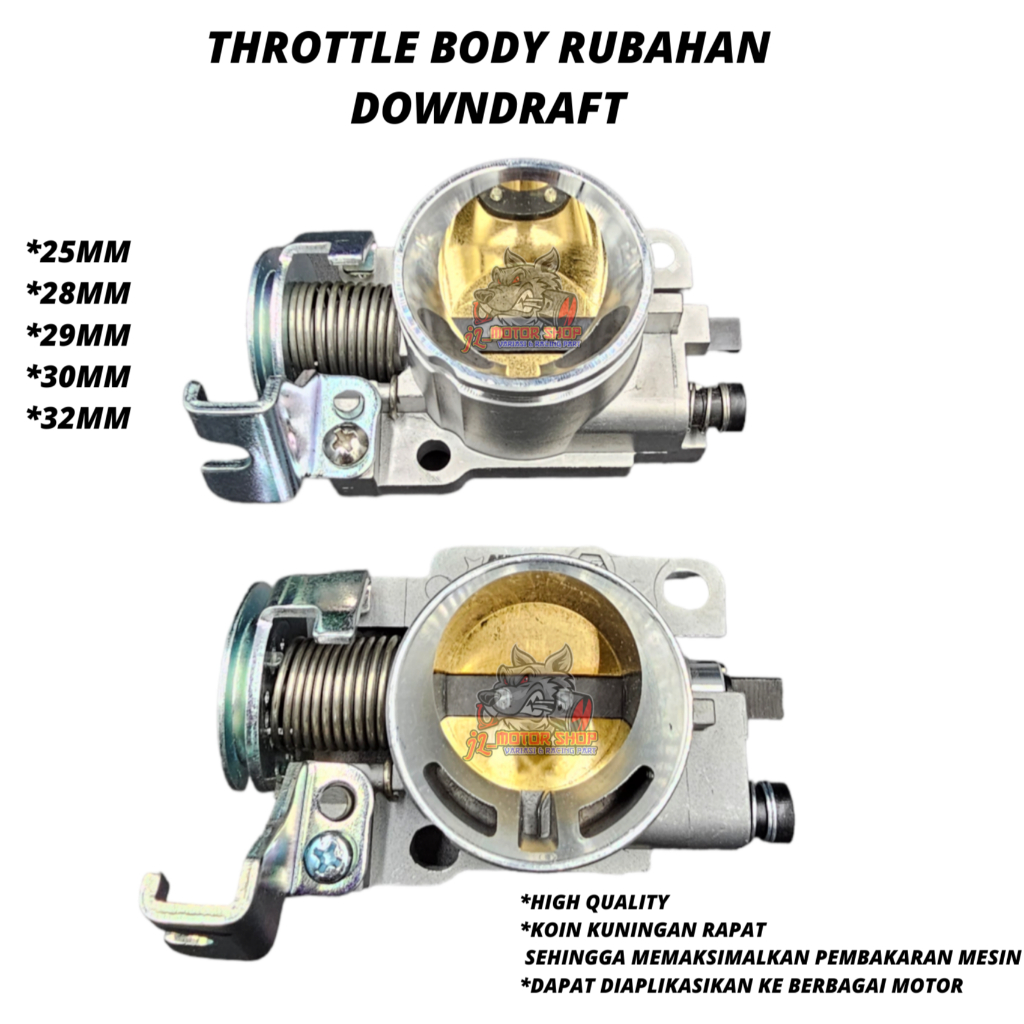 NEW (BACA DESKRIPSI) Tuas Gas Racing Throtle Throttle Body TB Racing Downdraft Wave 110i Wave 125i