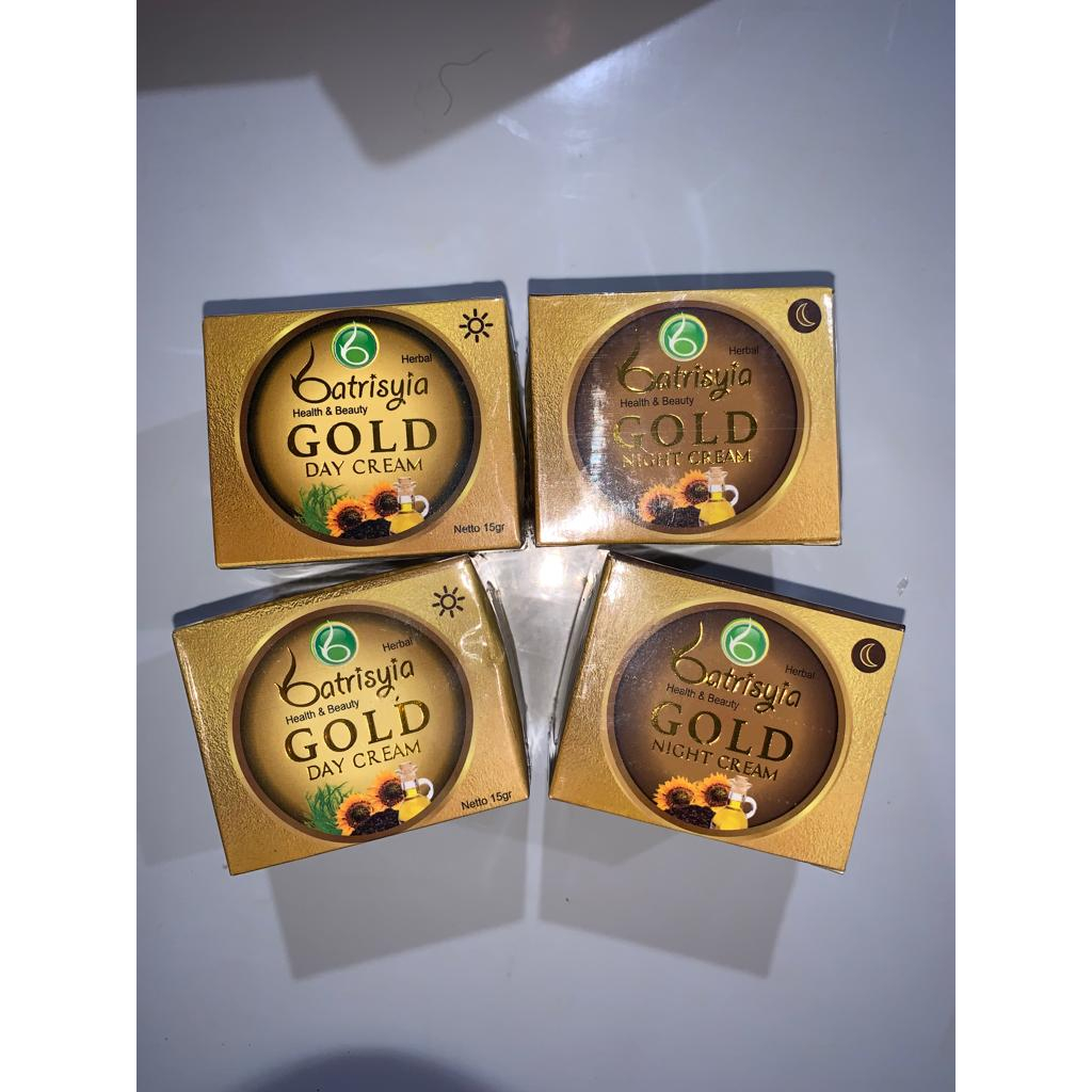 Batrisyia Cream Gold / Herbal  day gold Herbal Night gold