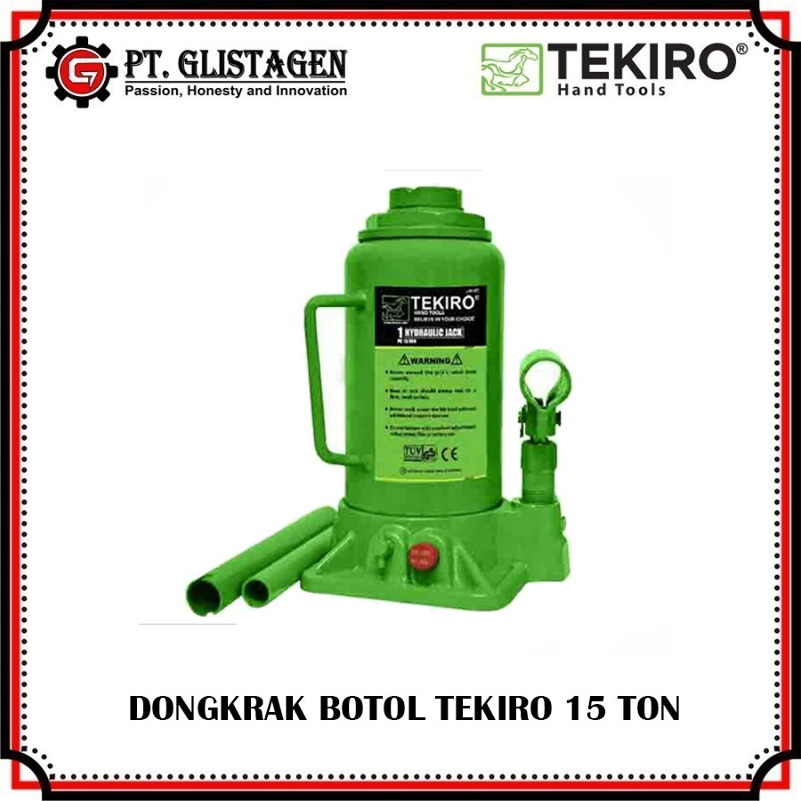 Dongkrak Botol 15 Ton Hydraulic Bottle Jack Dongkrak Mobil 15T Tekiro