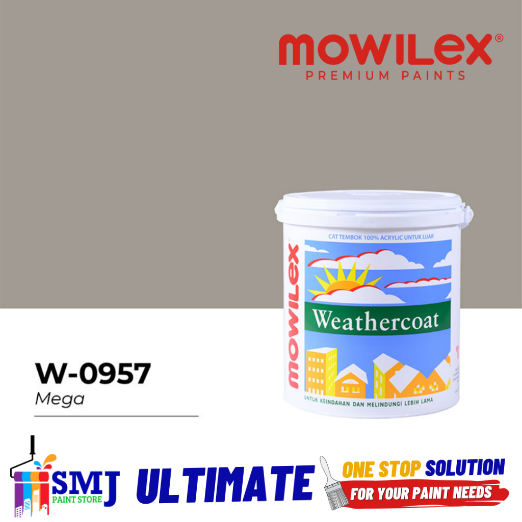 Cat Tembok Eksterior MOWILEX WEATHERCOAT W 0957 MEGA 20L