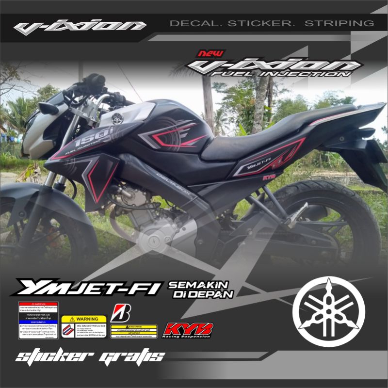 Striping Motor Vixion NVL 2013 2014 2015 Variasi/Sticker Variasi Motor Yamaha Vixion