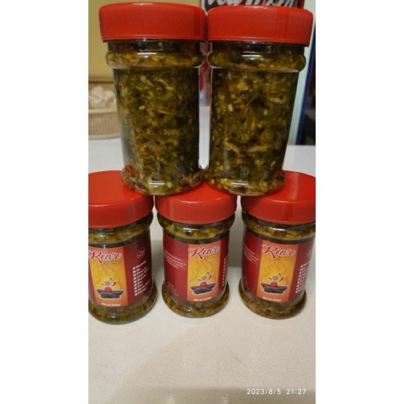 

Sambal Baby Cumi Merah Baby Cumi Cabe Ijo by Aurora Kitchen