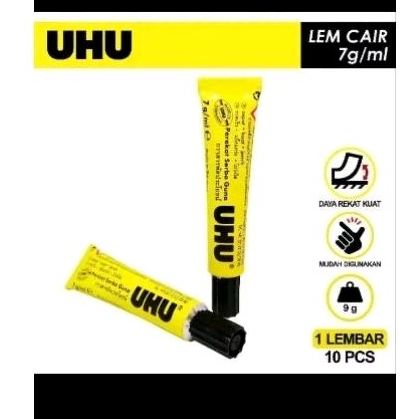 

lem uhu cair 7 gr 1 pcs