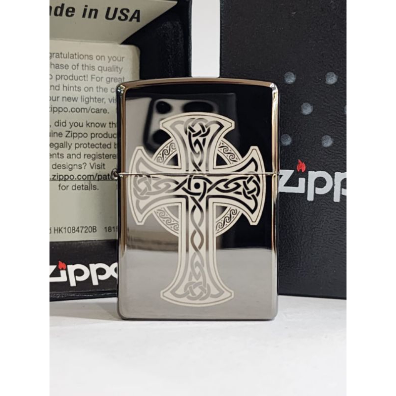 Zippo Original Celtic Cross Design 48614