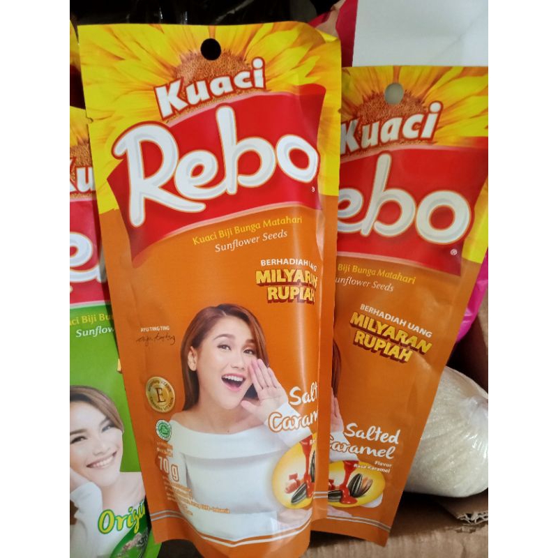 

Kuaci Rebo Rasa Karamel 70gr