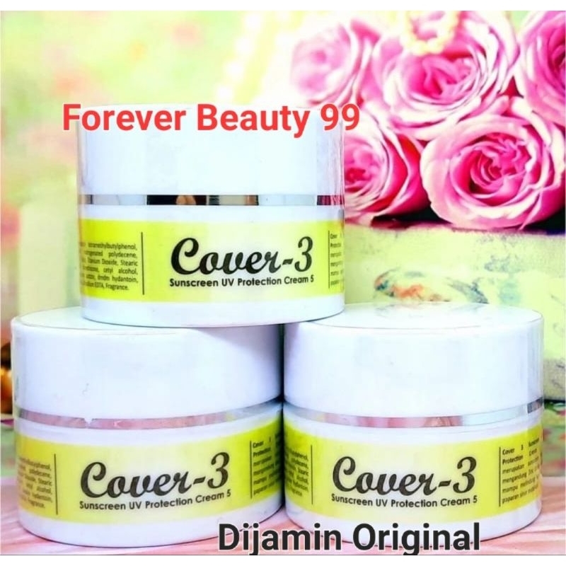 Cover-3 Sunscreen UV Protection Cream 5 - MF (Matte Finish) Sunblock SPF 50 - Cover 3