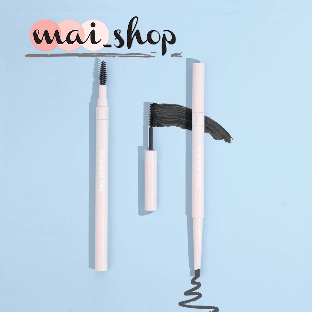 Sea Makeup Browshow Eyebrow Trio Kit Pensil Alis 3in1