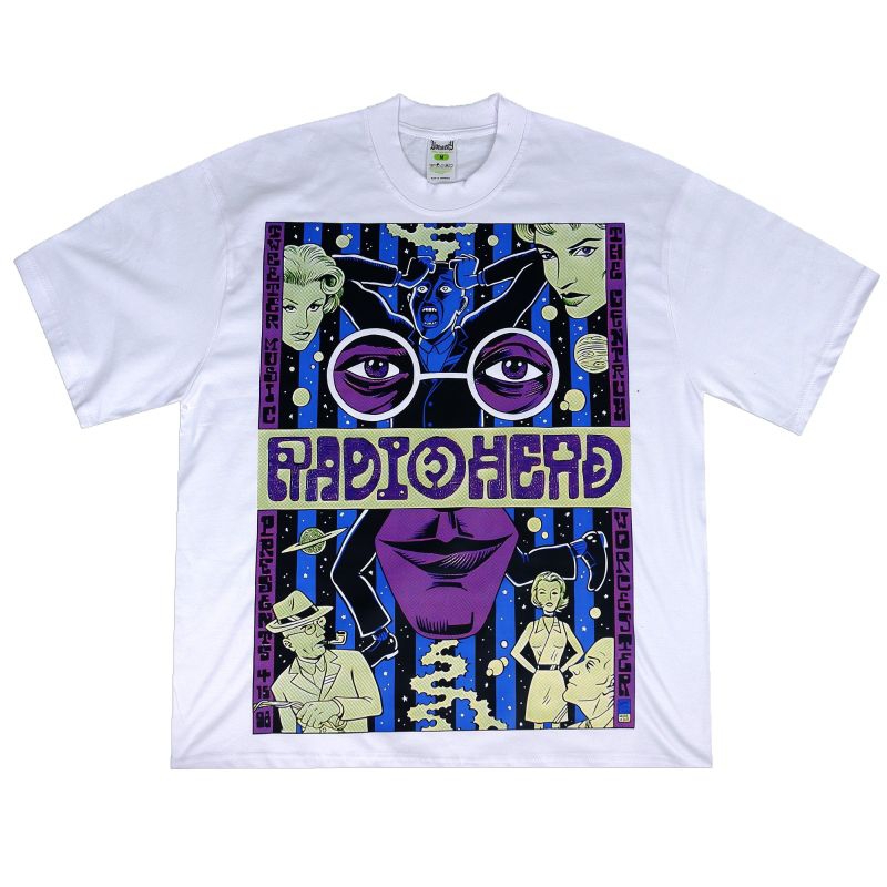 KAOS RADIOHEAD OVERSIZE BOOTLEG TSHIRT RADIO HEAD KAOS BAND KAOS BOOTLEG
