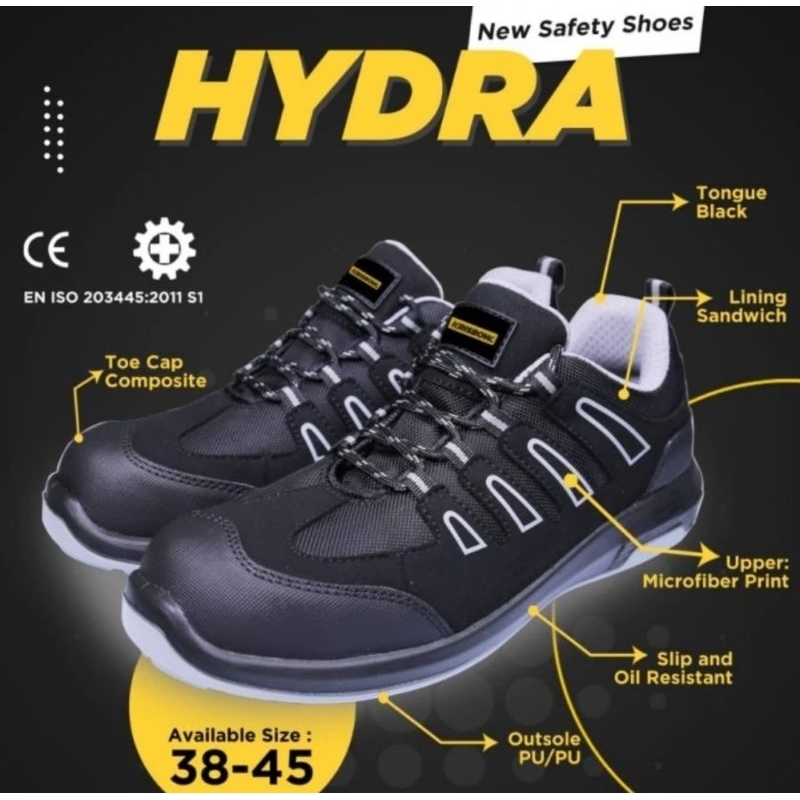 Sepatu safety Krisbow hydra original