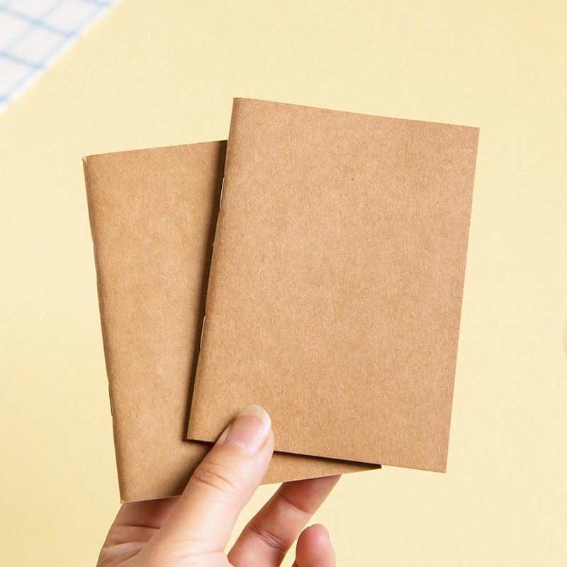 

KRAFT COVER NOTEBOOK — PASSPORT SIZE