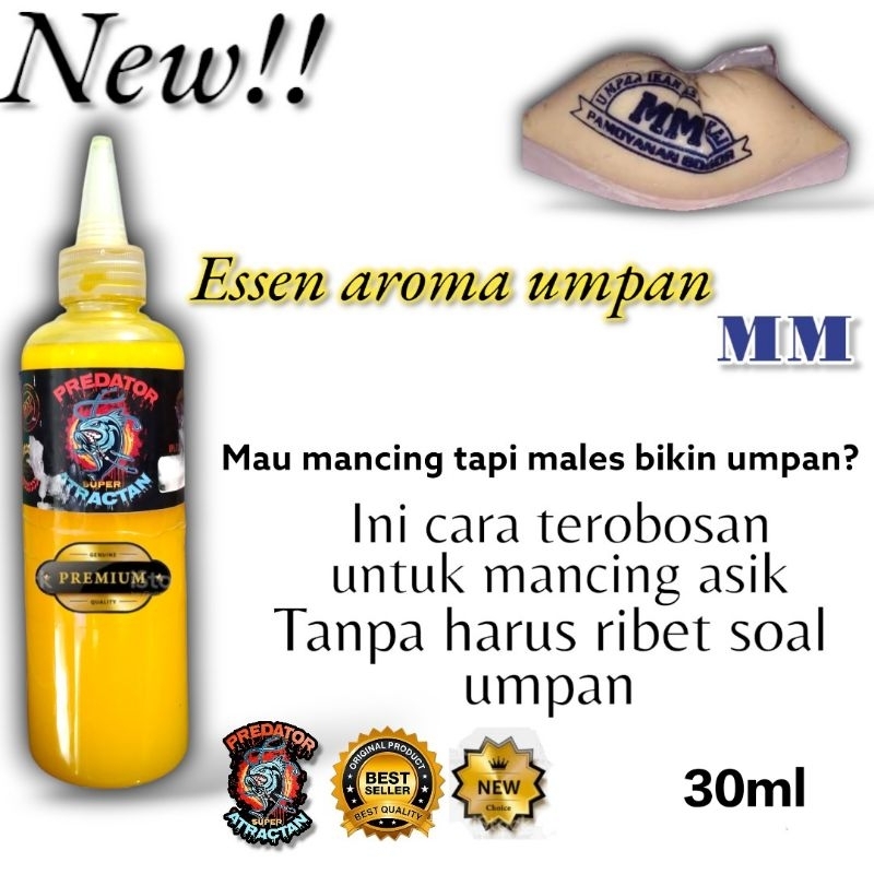 NEW Essen aroma umpan MM spesialis ikan mas super premium