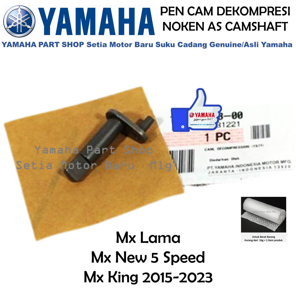 Pin Pen Cam Decompression Dekompresi Noken As Camshaft Mx King MxKing MxNew Asli Yamaha Surabaya