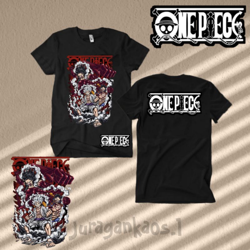 Kaos ONE PIECE Luffy // Baju Luffy Gear // standar distro