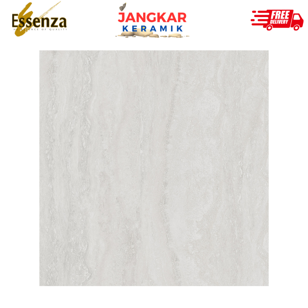 Granit Essenza Tevere Grey 60x60 Matte | Granit Lantai | Motif Marmer | Polished
