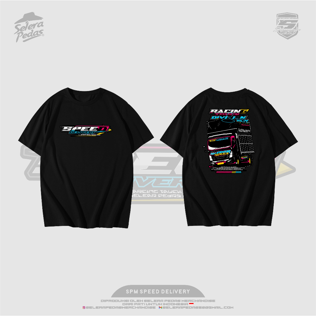 Kaos Truk Spm Lengan Pendek | Speed Delivery |  | Free Stiker