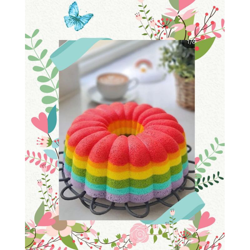 

Bolu Pelangi 22 cm