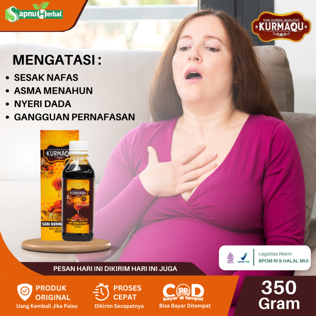 Sapnu Herbal - Obat Sesak Nafas dan Asma, Asma Menahun, Nyeri Dada, Sesak Nafas, Batuk, Sesak Nafas 