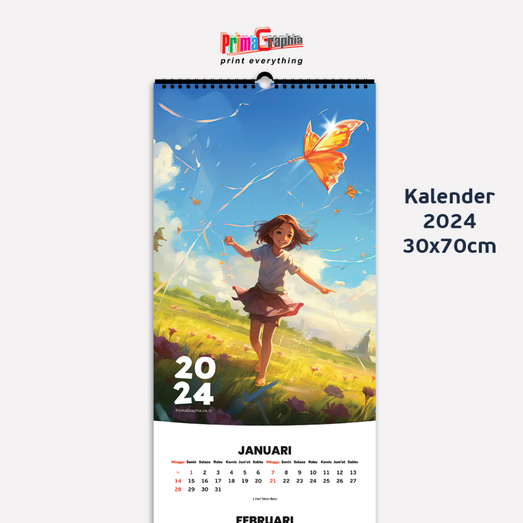 

Kalender Dinding 30x70 isi 7lbr