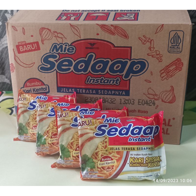 

Mie Sedap Kari Kental Special 4 Pcs
