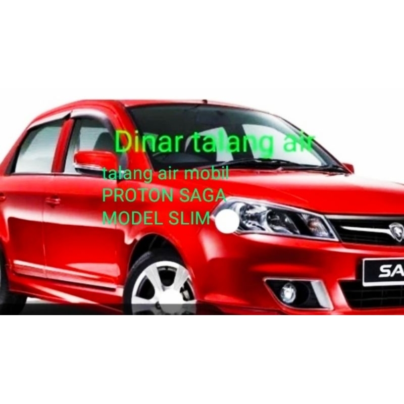 talang air mobil Proton Saga model slim 4pintu