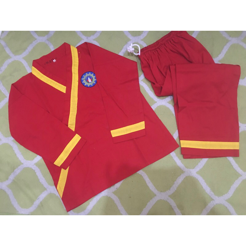 Baju silat karate beladiri second size S