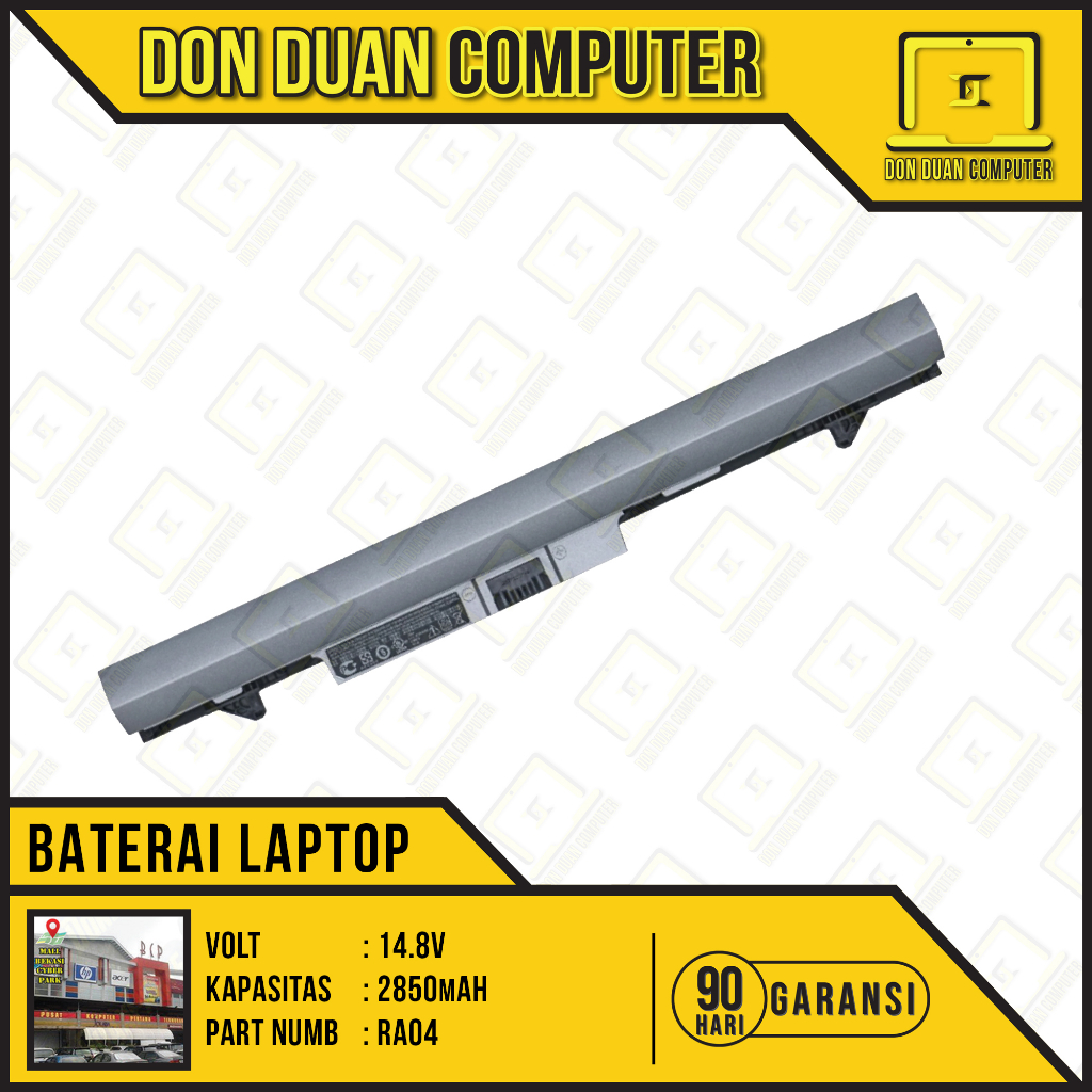 Baterai Laptop HP ProBook 430 G1, ProBook 430 G2 (RA04)