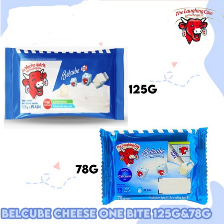 

Keju Belcube Cheese Spread 125 gr | 78gr 15 cubeThe Laughing Cow Bellcube MPASI Baby Bayi kotak