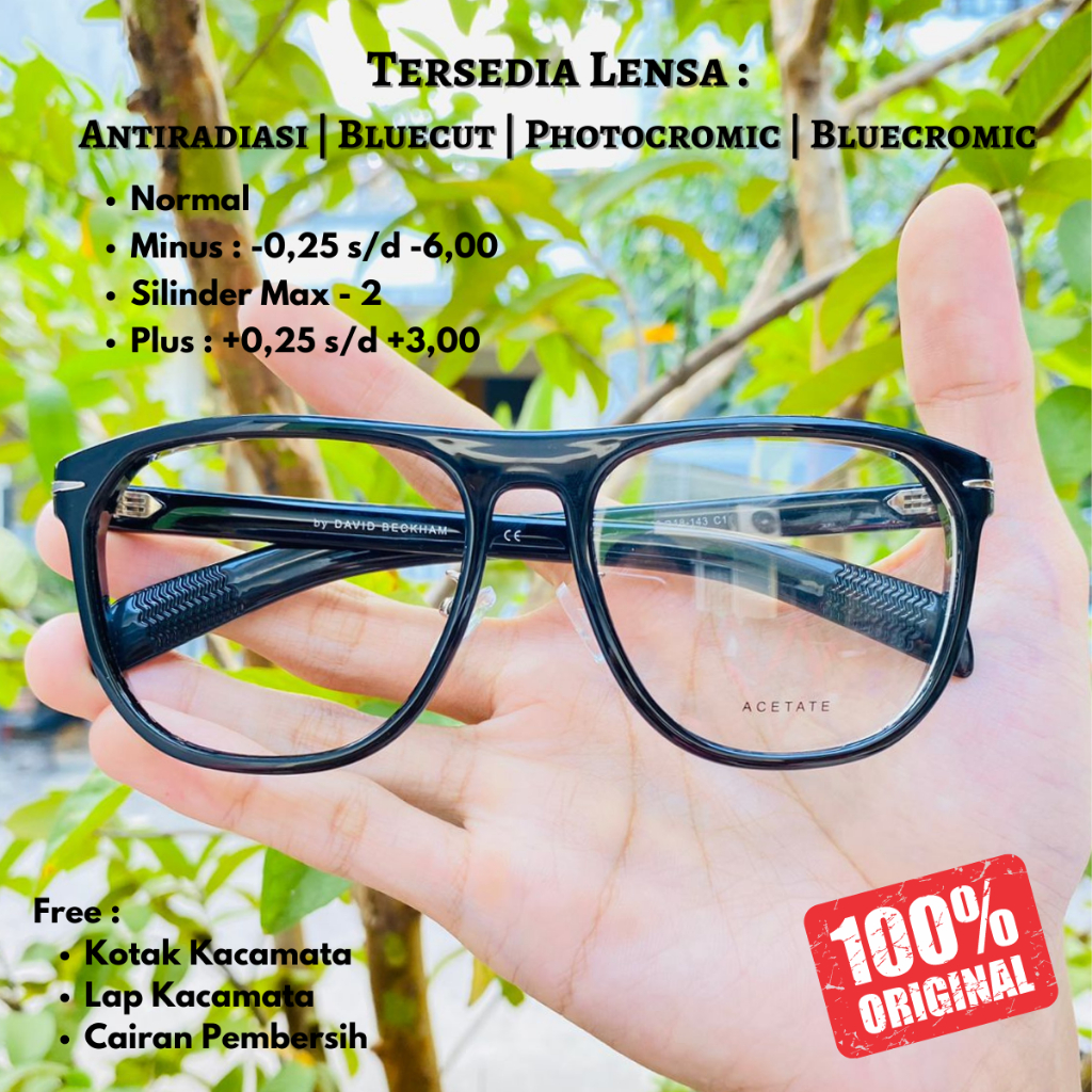 Kacamata Pria Model Besar Antiradiasi Photocromic