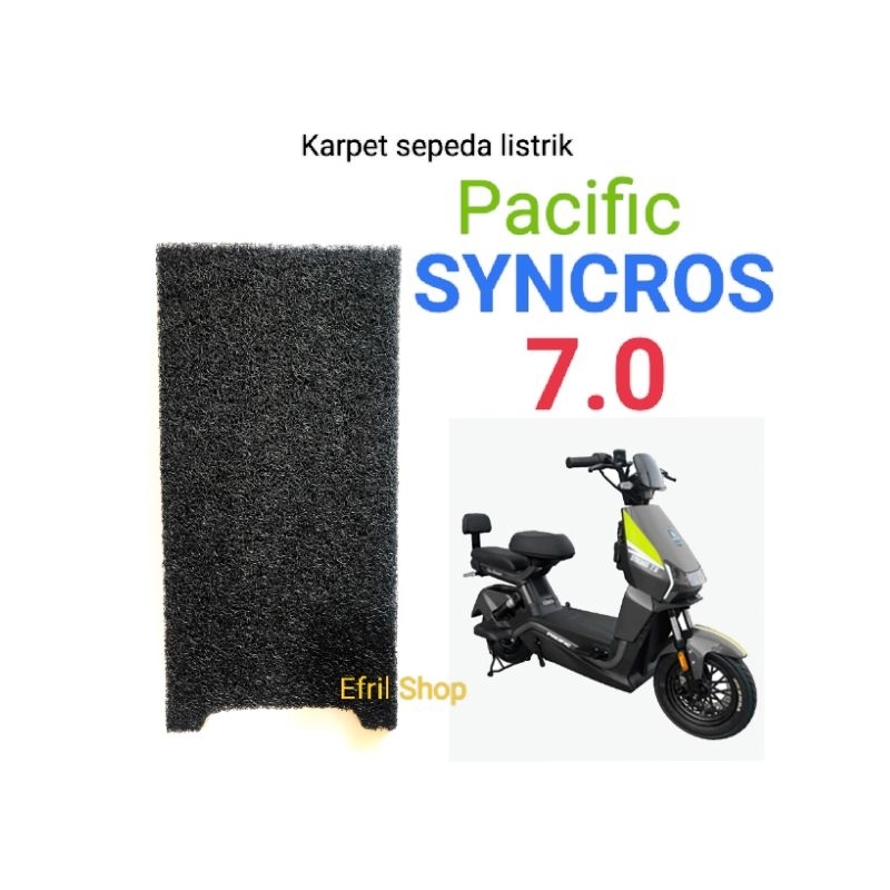 Karpet sepeda motor listrik Pacific Syncros 7.0