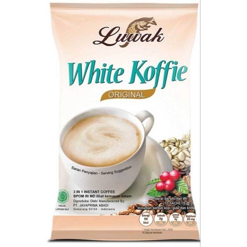 

LUWAK WHITE 10 X 20g
