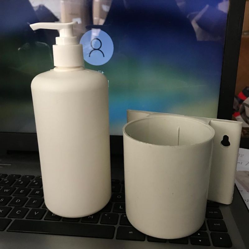 Botol 500ml putih pump+ bracket