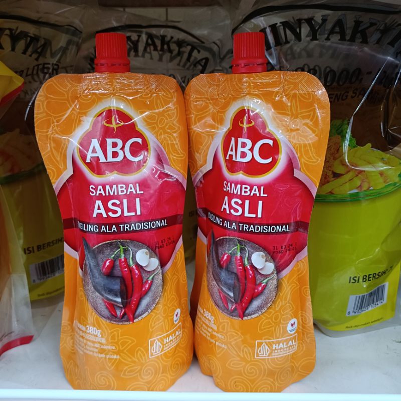 

ABC Sambal asli pouch #380g