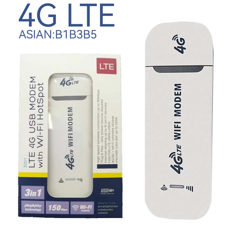 ModemWIFI 4G Support All Operator SIM Card 150 Mbps Modem 4G LTE Modem WIFI Portable Router