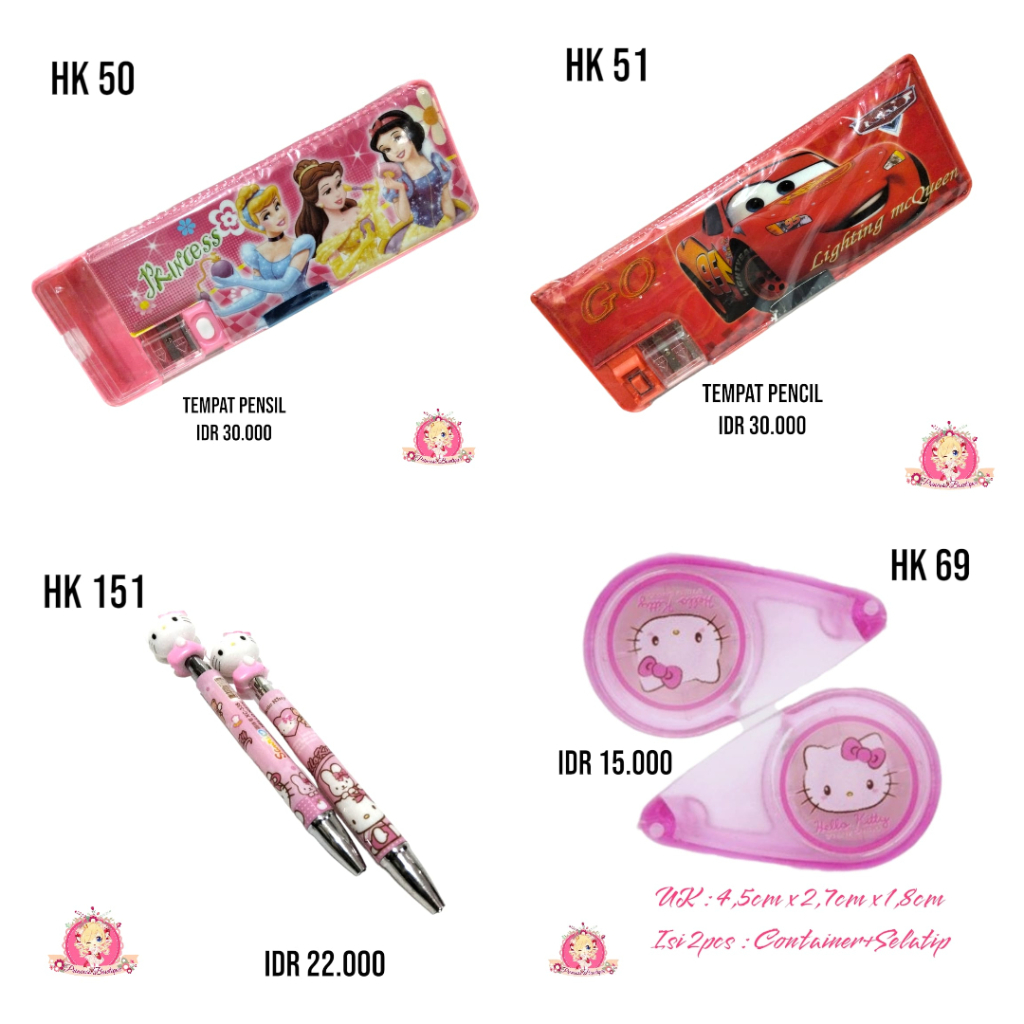 

Perlengkapan Sekolah Hello Kitty Cewek/Cowok (HK49-323)
