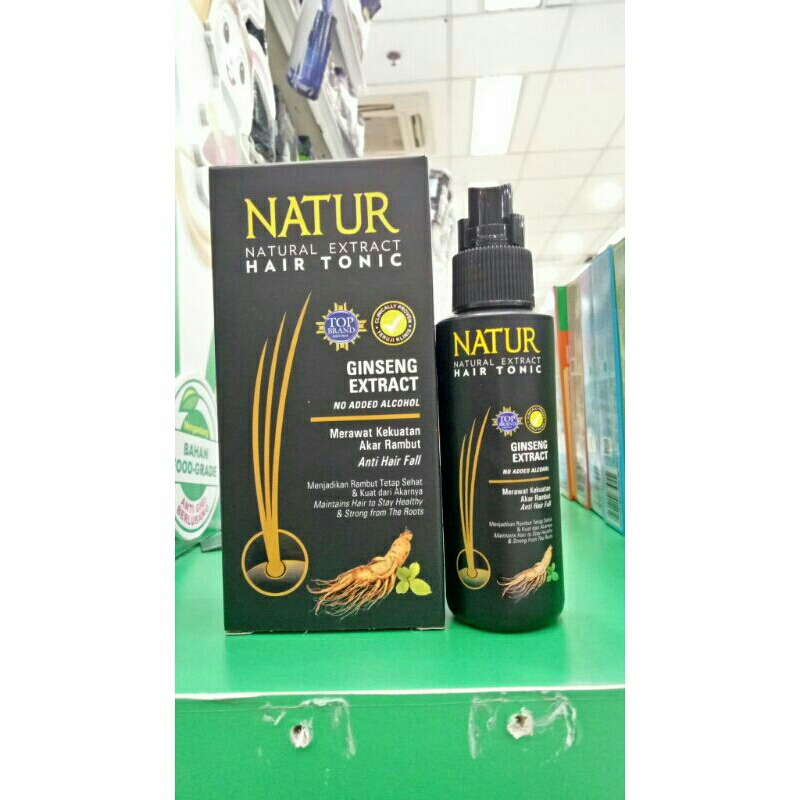 Natur Hair Tonik Ginseng 90ml - Perawatan rambut rontok