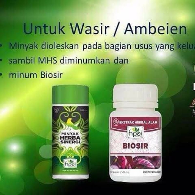 PAKET OBAT HERBAL WASIR / AMBEIEN HNI ORI BPOM
