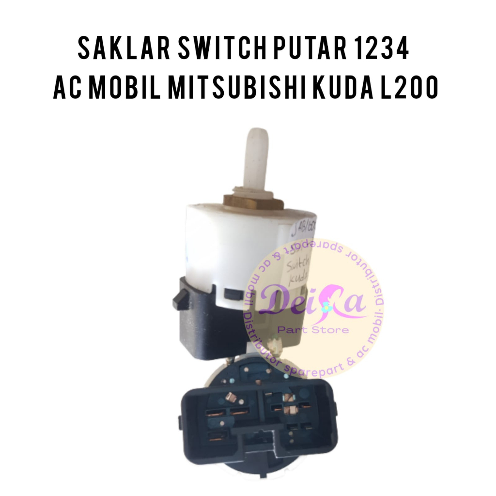 SAKLAR SWITCH PUTAR 1234 AC MOBIL MITSUBISHI KUDA L200