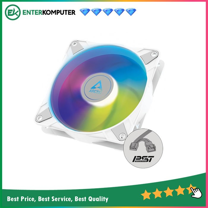 Arctic P14 PWM PST A-RGB 14CM Case Fan - White - Fan Casing 14CM