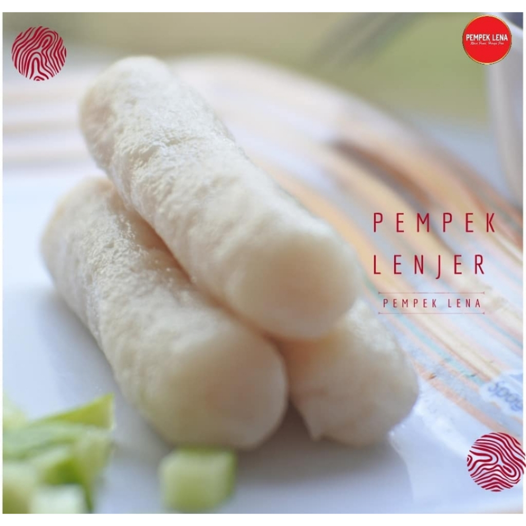 

Pempek Lenjer Asli Ikan Tenggiri Isi 5 - Pempek Lena