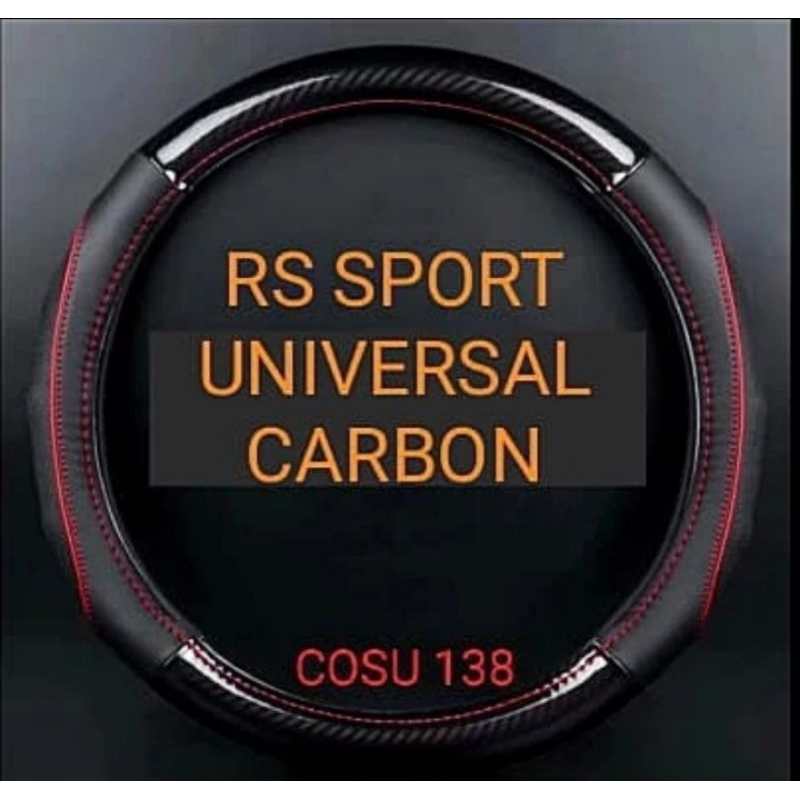 Sarung Setir Cover Stir Mobil Carbon Kulit Mitsubishi Xforce XForce 2023