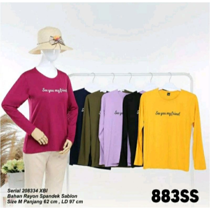 Kaos Lemone panjang / kaos panjang cewek / kaos panjang cewek bagus / kaos panjang wanita / kaos lem