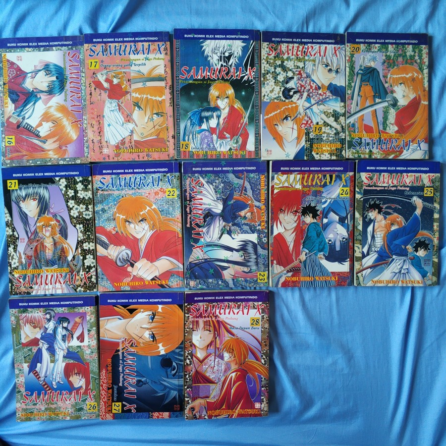 komik samurai x full set 1-28